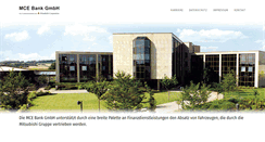 Desktop Screenshot of mce-bank.eu